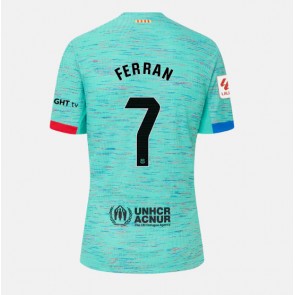Barcelona Ferran Torres #7 Replika Tredjetrøje Dame 2023-24 Kortærmet